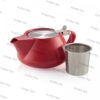  FLORA TEA PORCELAIN TEAPOT RED – 500ml